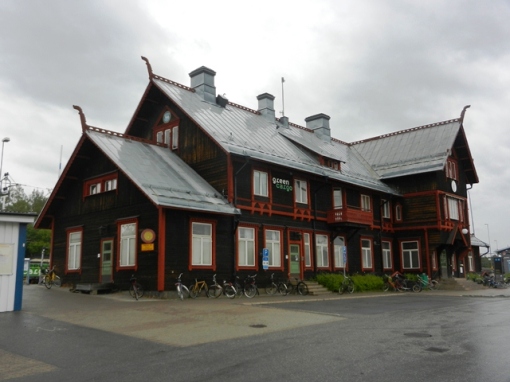 Vännäs station after restoration
