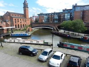 The canals are becoming an integral part of the new Manchester centre